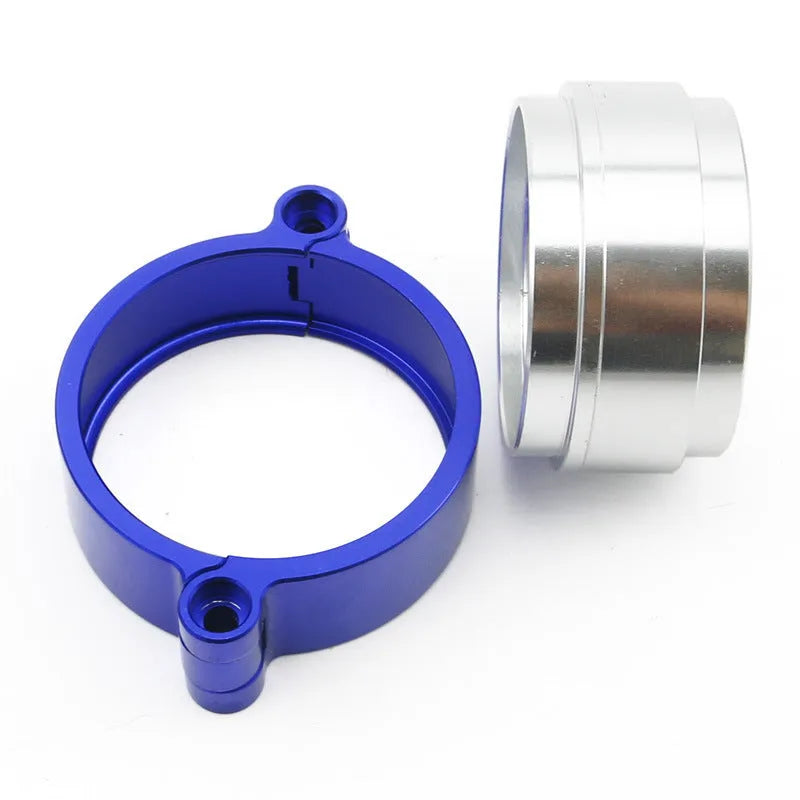 Aluminium fixed movement clamp for car exhaust modification in three colour options