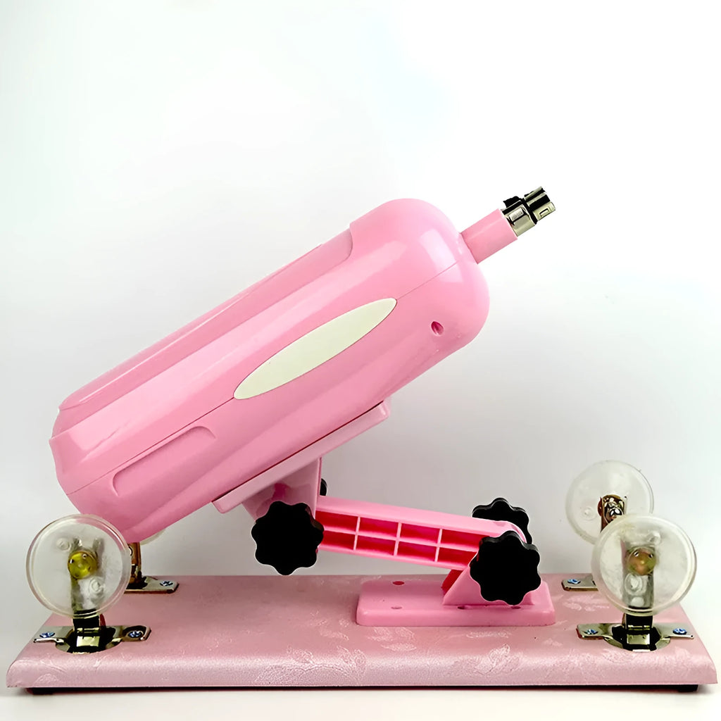 Bobb women's automatic telescopic thrusting sex toy in purple, black, or pink