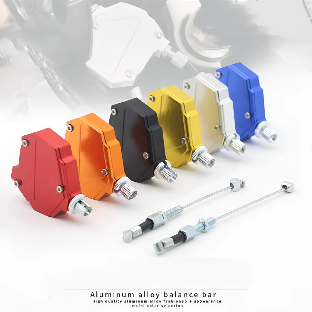 Universal aluminium motorcycle clutch labour-saving box modification kit in assorted colours.