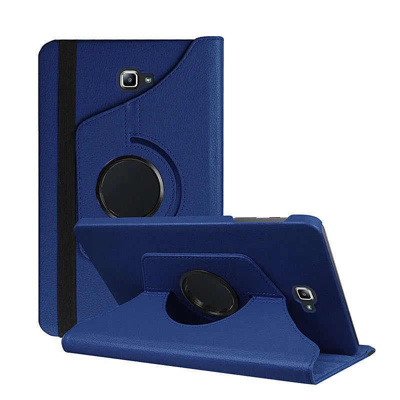 iPad tablet rotating leather case in clamshell design with multiple colour options