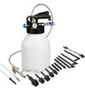 Pneumatic automatic transmission oil changer machine with 220W motor and tank.