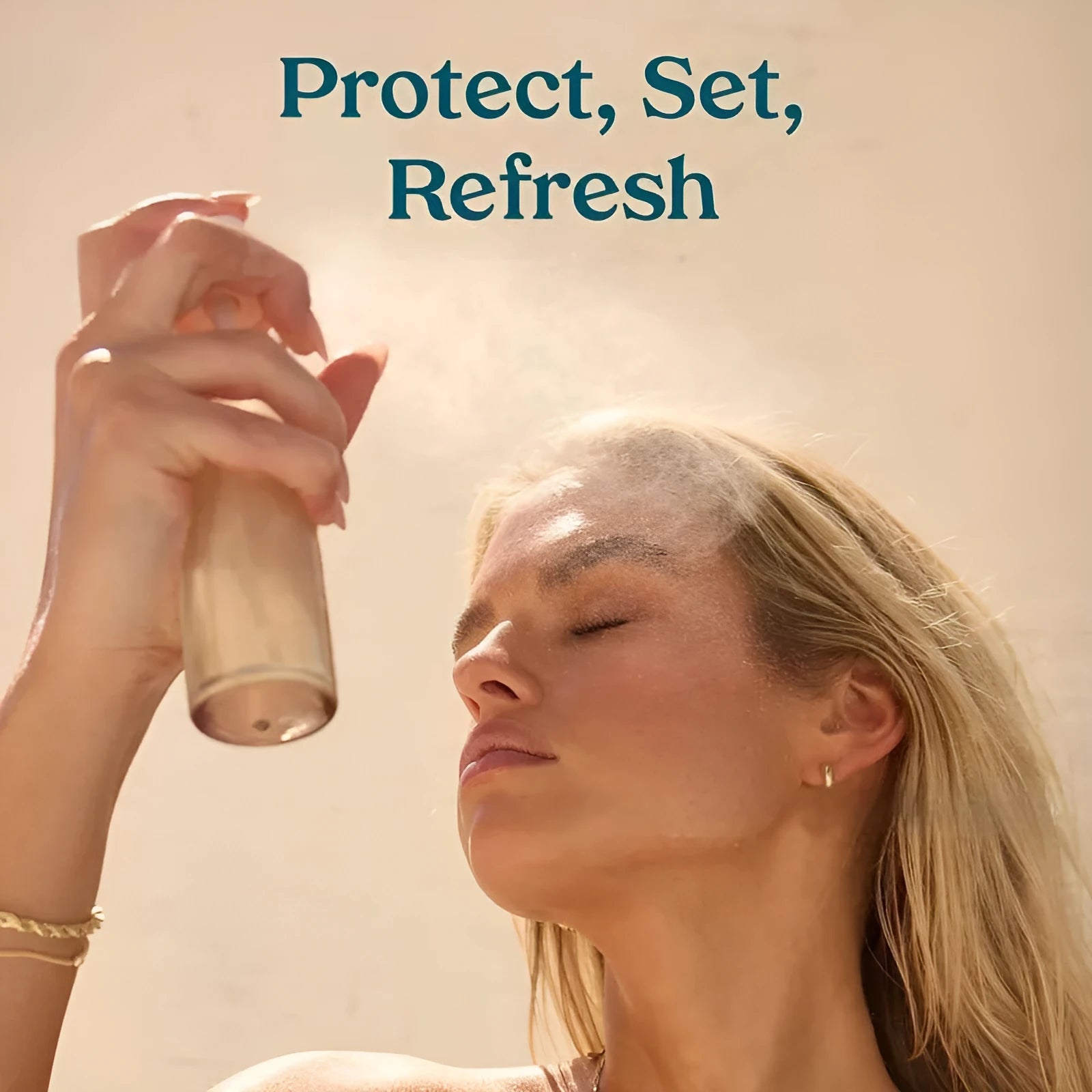 75ml toning lotion spray bottle with moisturising and nourishing formula