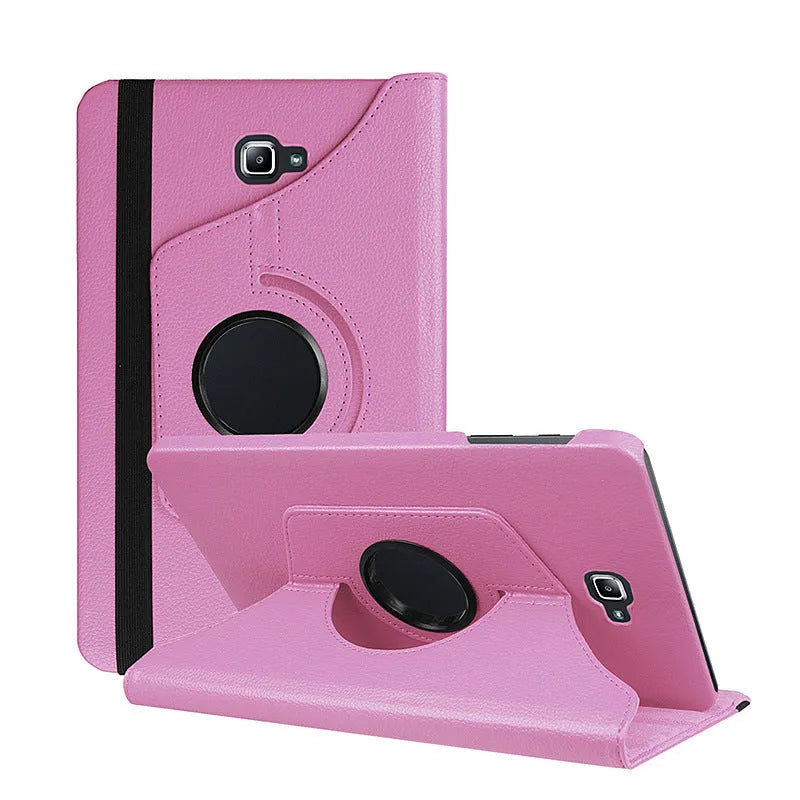 iPad tablet rotating leather case in clamshell design with multiple colour options