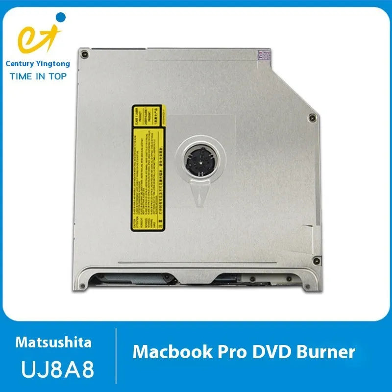 Silver MacBook Pro 13-inch internal optical drive SATA interface 128mm x 128mm x 9.5mm