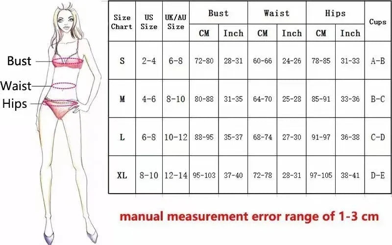 Ladies one-piece swimsuit bikini in nylon blend fabric, shown in black, rose red, and green colour options.