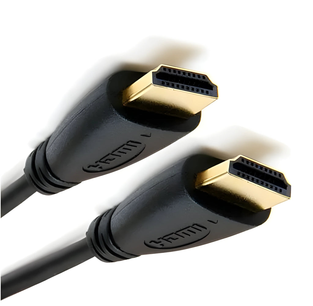 Gold plated HDMI cable with male connectors in multiple lengths from 0.3m to 5m