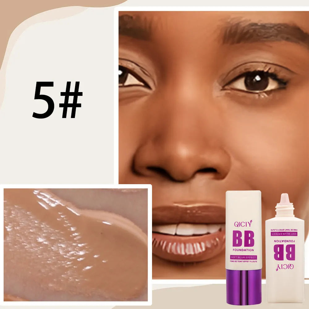 Feeding bottle style BB cream liquid foundation concealer in ten different shade colours.