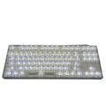 Transparent plastic universal 132-key mechanical keyboard cap set
