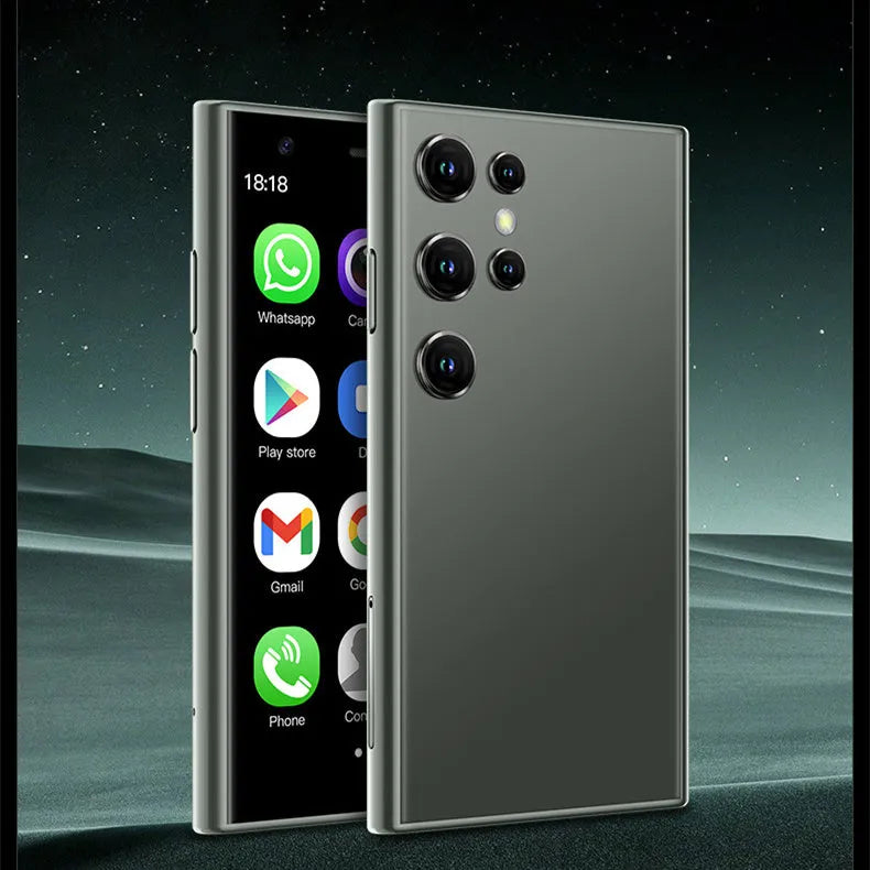 S23PRO & XS15 mini smartphone in black, green, or pink purple with 30cm screen.