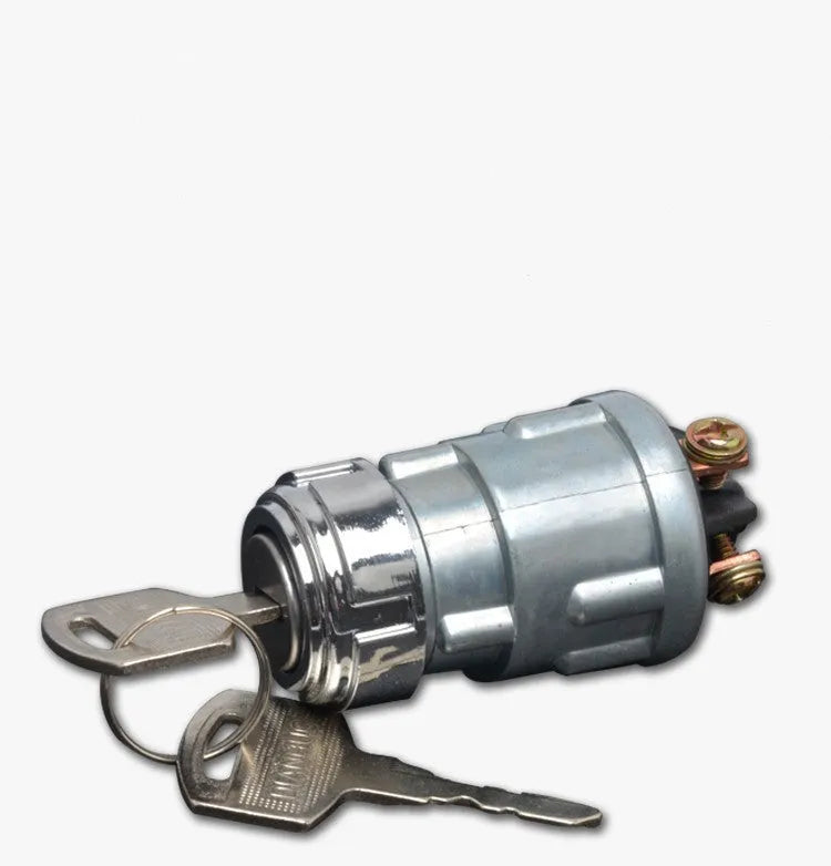 Pure copper automotive ignition lock with key for JK423 switch upgrades in trucks and forklifts