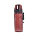 Portable sports water cup with tea compartment in blue red black or grey Chinese style