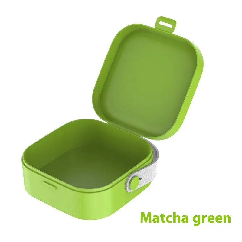 Medium portable storage box with lid for organising cables in five colour options