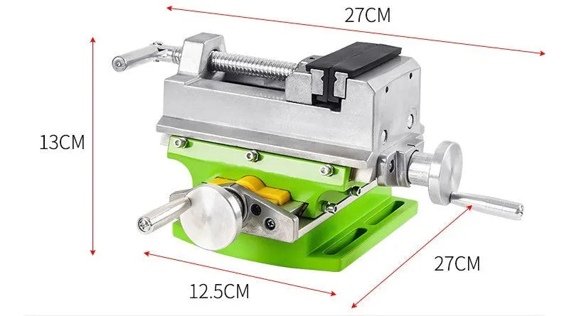 Benchtop drilling and milling machine with cross bench pliers and heavy duty bench pliers