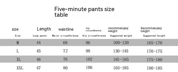 Men's black elastic training shorts with a knee-length cut on a plain background.