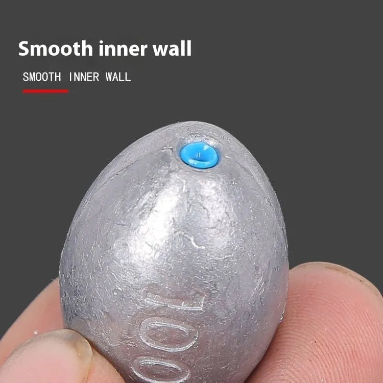 Tongxin scale sinker sea fishing lead weight with plastic core olive design in rugby shape