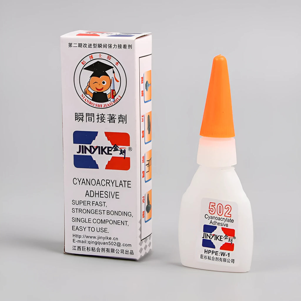 Instant strong adhesive glue tubes for shoe repair in 3g and 8g sizes