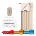 Four Seasons portable camping sleeping bag with storage bag in choice of three colours.