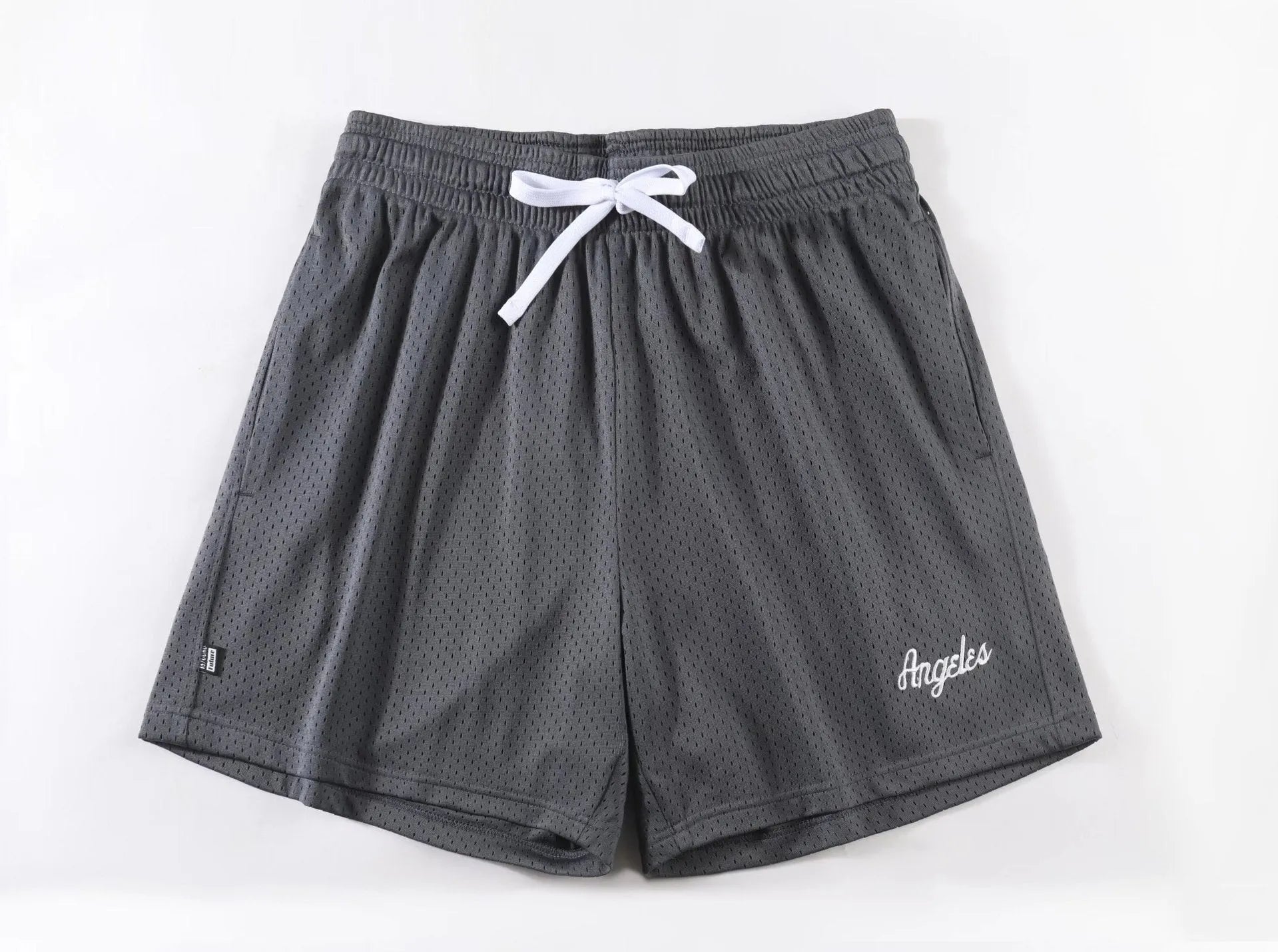 Men's double-layer mesh shorts in various colours showing sports leisure styling
