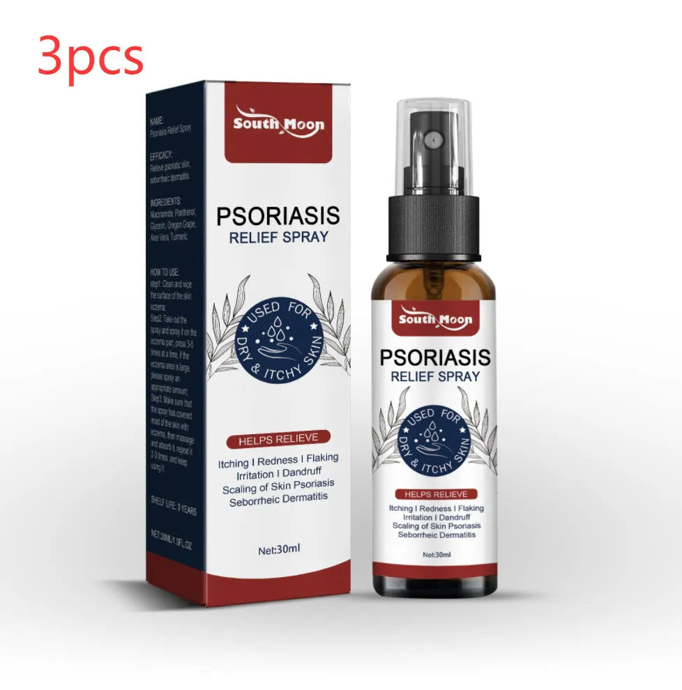 30ml bottle of body care nursing spray with aloe vera extract for skin relief.