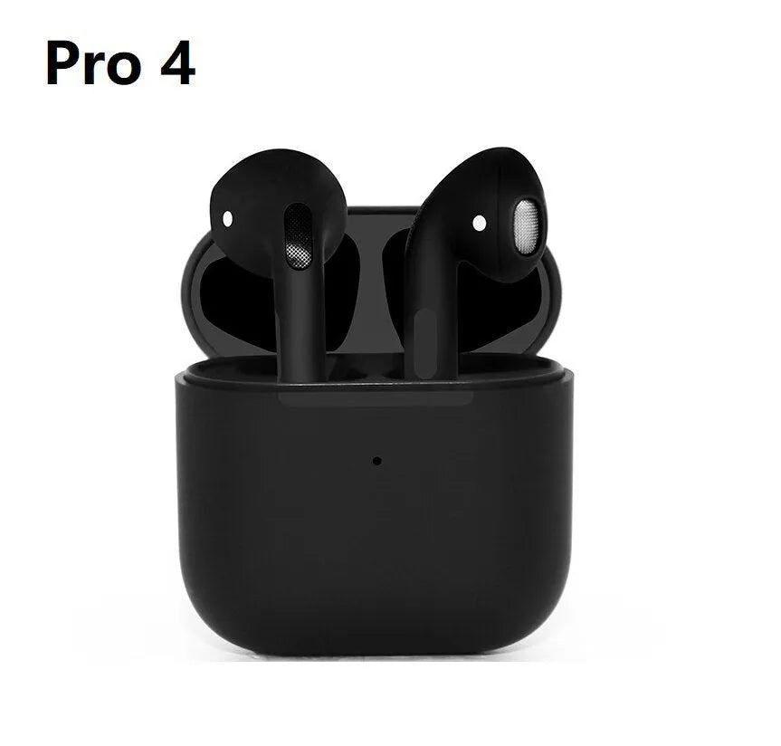 Pro4 wireless Bluetooth sports headphones in black or white with in-ear design