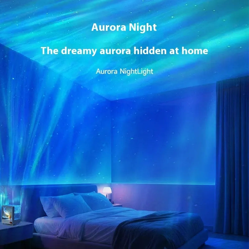 Aurora Treasure Box star sea whale projection lamp with compact design and Bluetooth connectivity