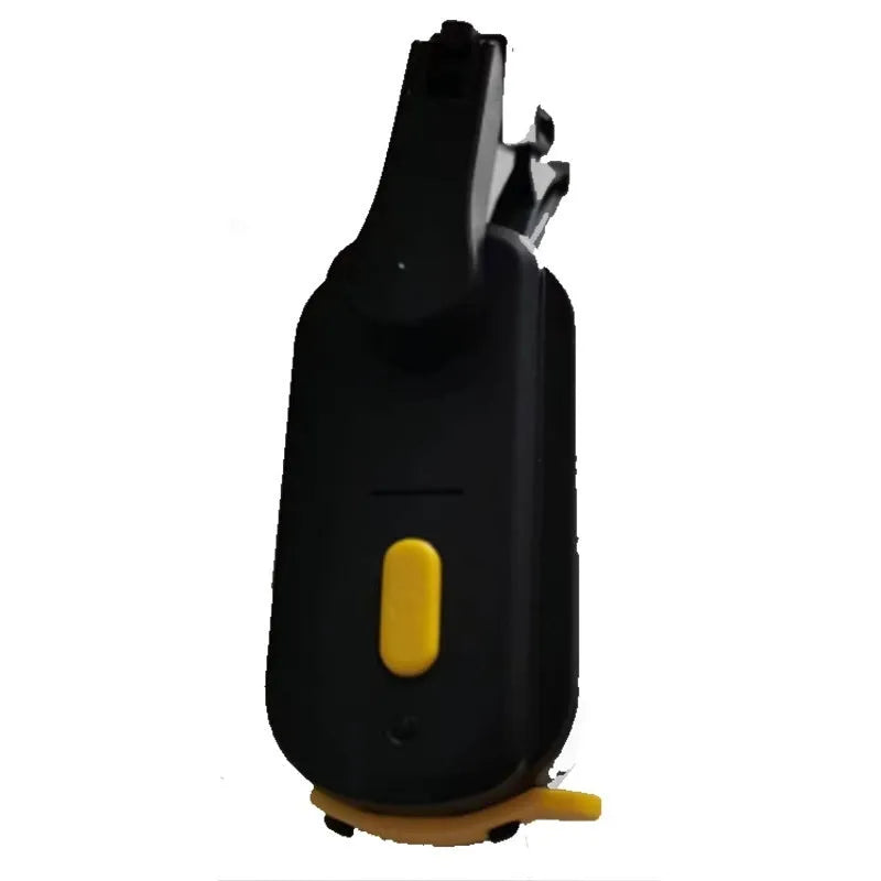 Black motorcycle helmet wiper with 65 mm blade and 800 mA motor unit