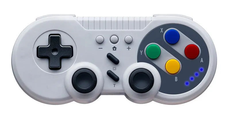 Black wireless Nintendo Switch Pro controller with analogue sticks, action buttons, and D-pad