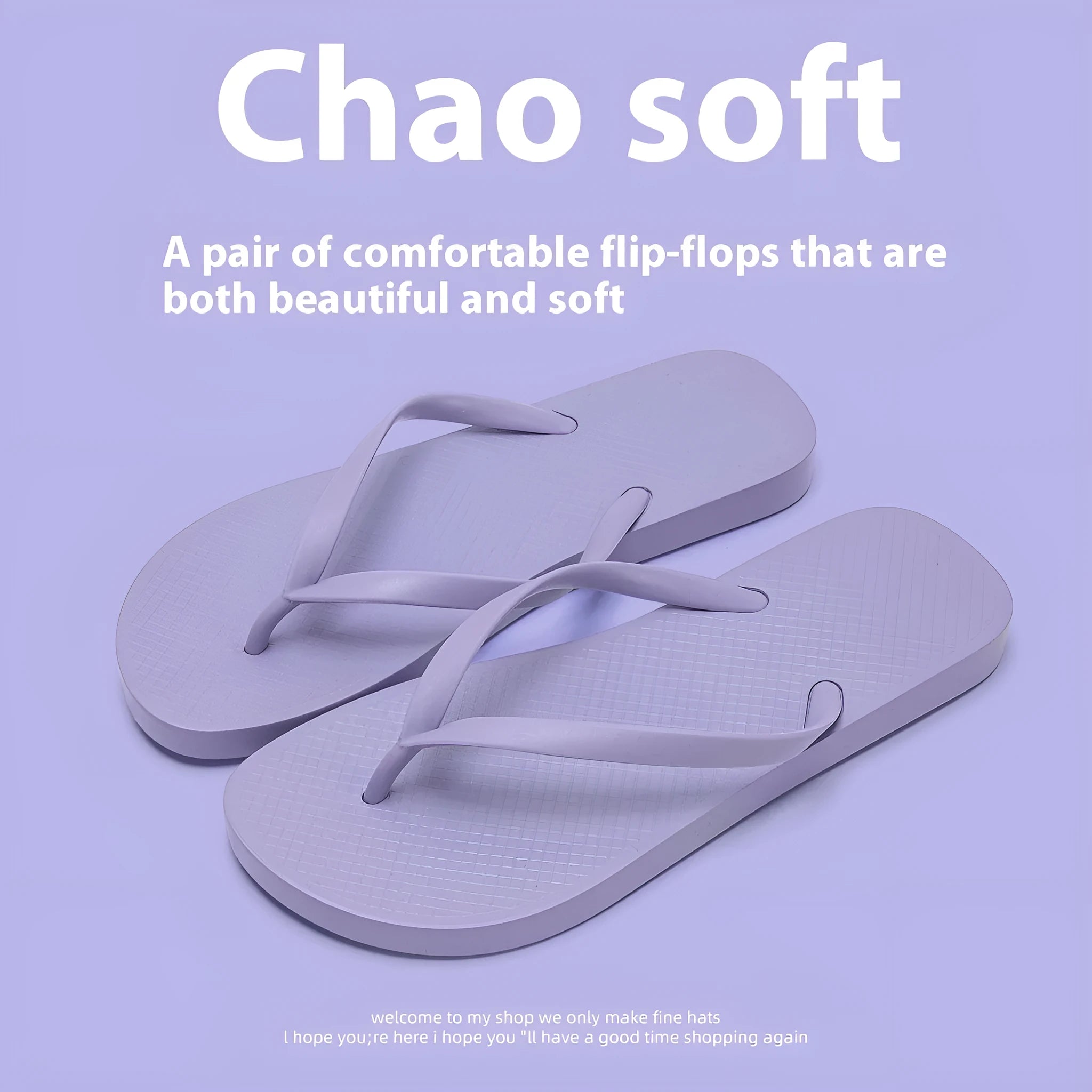 Foldable flat slippers with hollow-out plastic uppers and non-slip PVC soles in orange, purple, black, or white.
