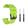 Black silicone watch strap with stainless steel watch-button for Jiaming 26mm watches