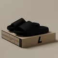 Women's thick sole beach slippers in beige, black, brown, or green.