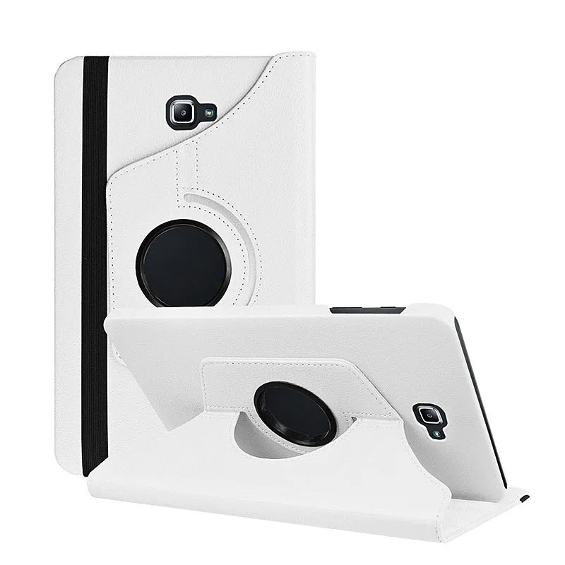 iPad tablet rotating leather case in clamshell design with multiple colour options