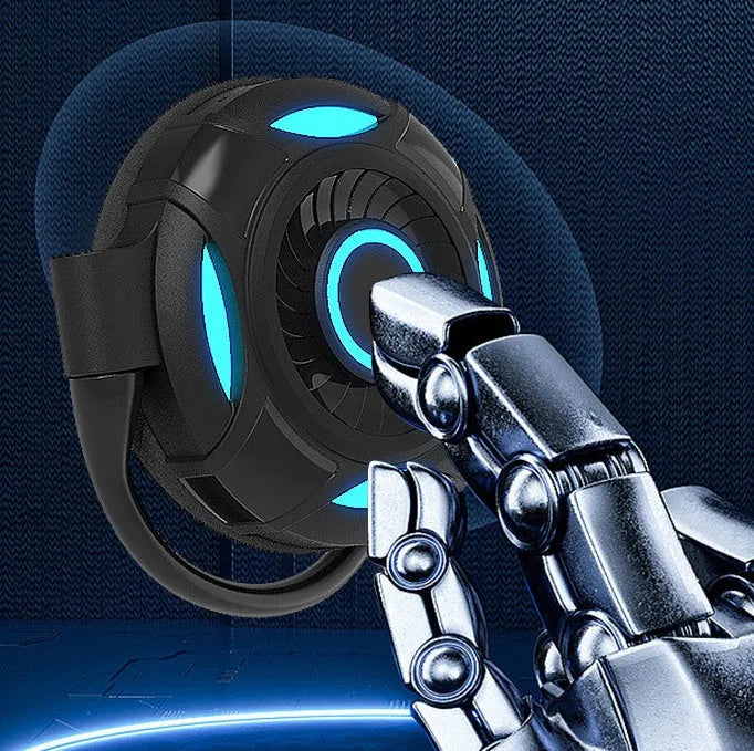 Black Bluetooth earphones with hanging ear design and USB charging cable