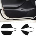 Carbon fibre protective film for Tesla Model S car door controls, 4-piece set