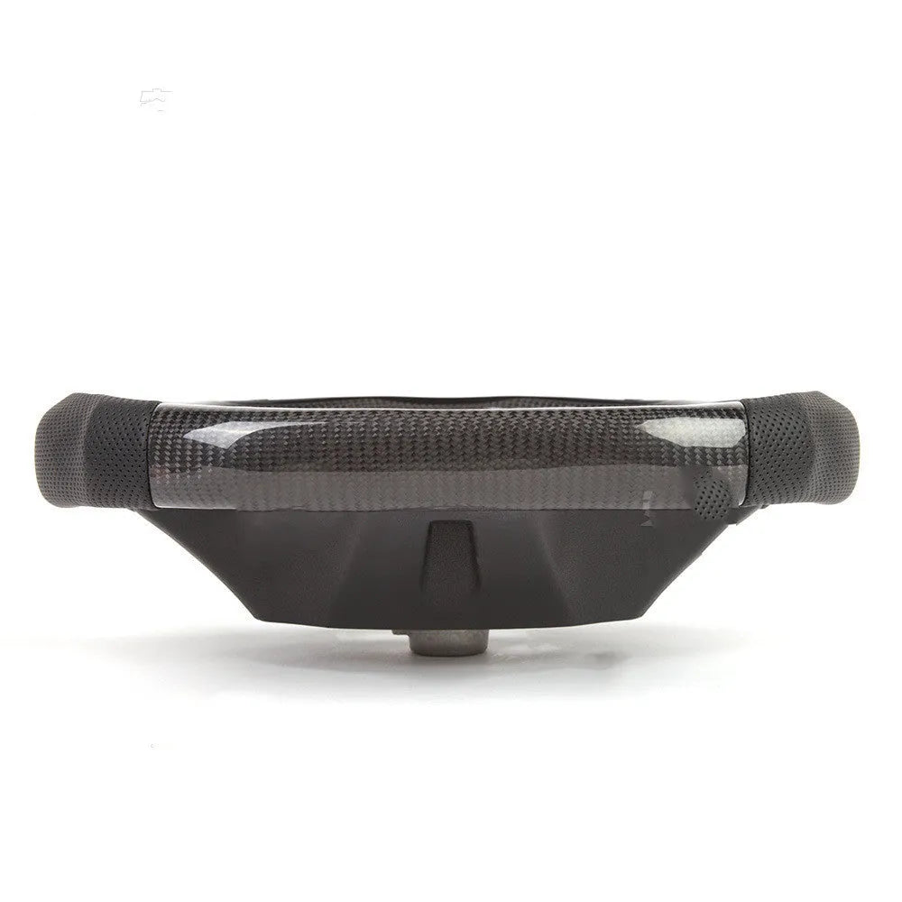 Black carbon fibre sports steering wheel with LED display for BMW X3 X5