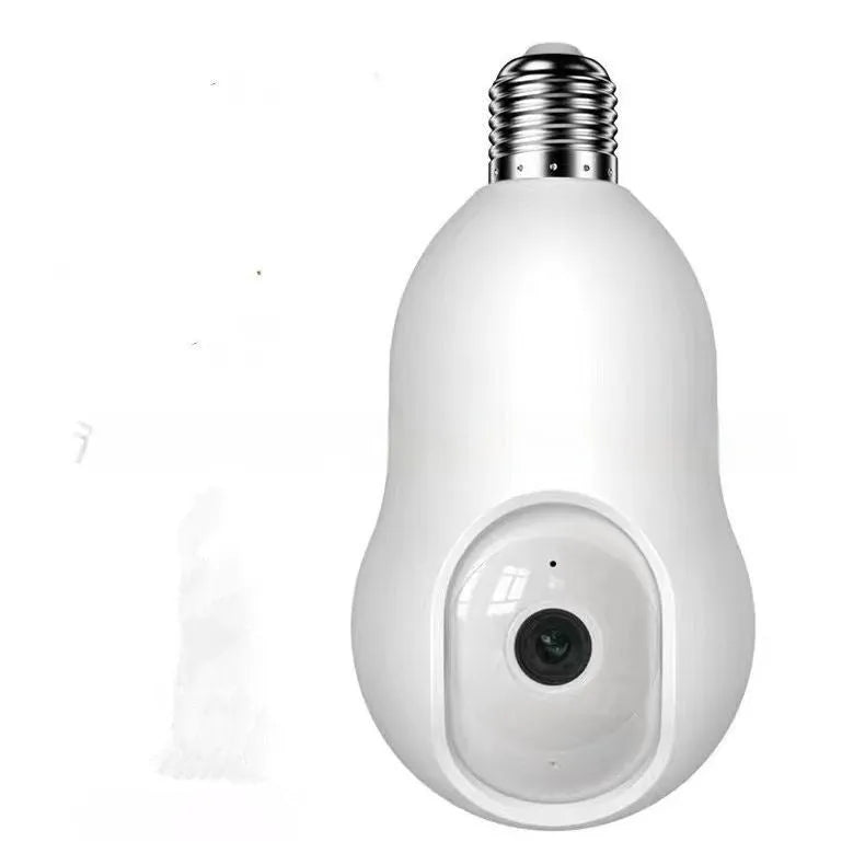 Graffiti style 2K 4MP WiFi surveillance camera with E27 interface and night vision