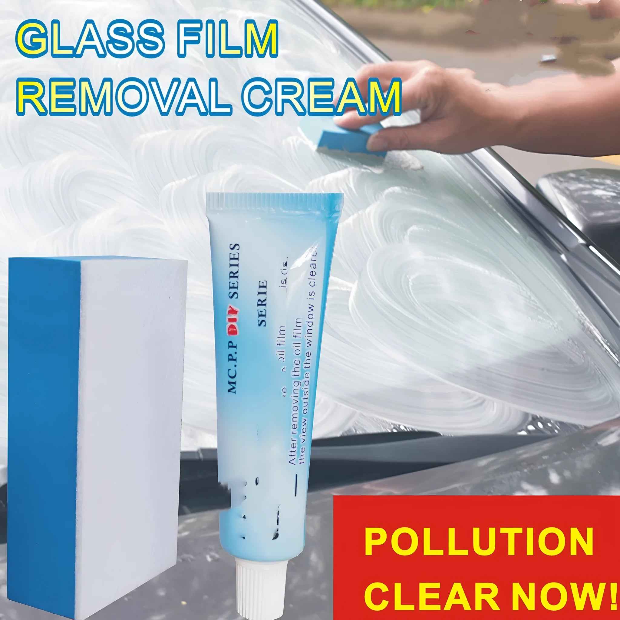 Glass rainproof agent in 15ml English version bag for automotive windows