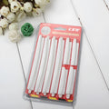White plastic car door edge bumper strip set for vehicle protection