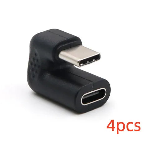 Plastic male to female adapter extension cable with U-bend design showing four adapters