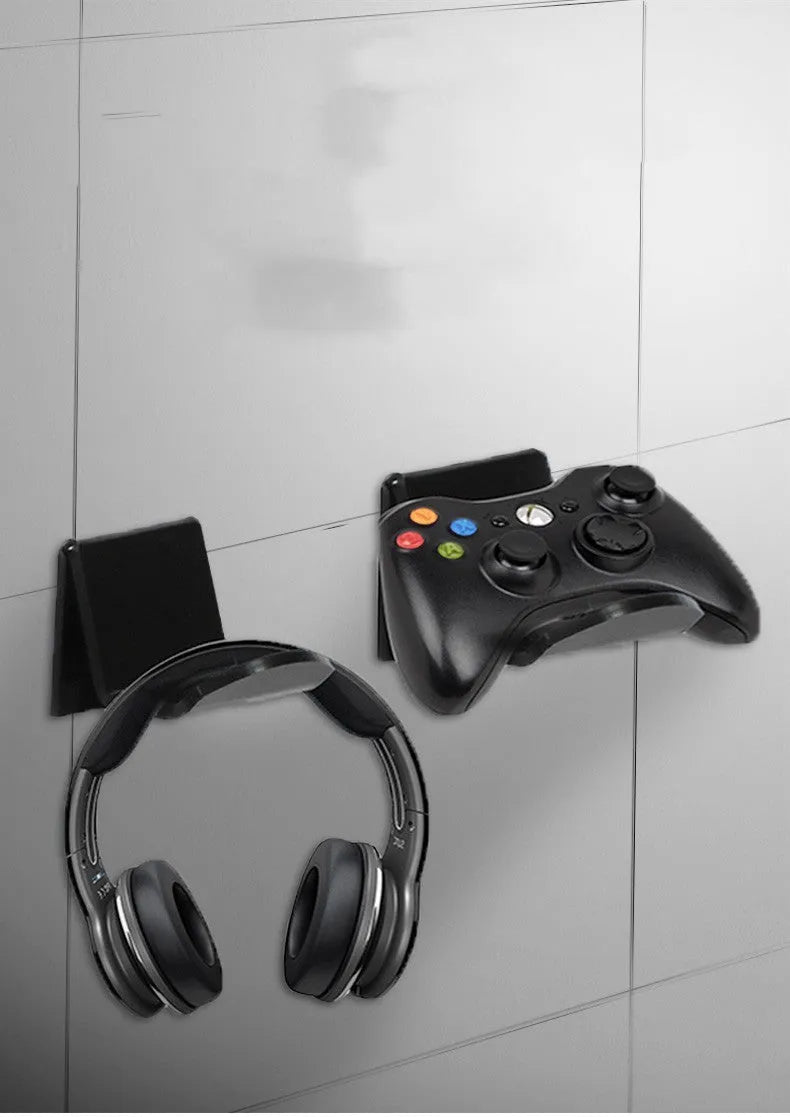 Universal game controller mounting bracket in black, white or transparent for bathroom and door installation