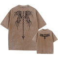 Men's oversized cotton T-shirt with drop shoulder sleeves in casual loose fit