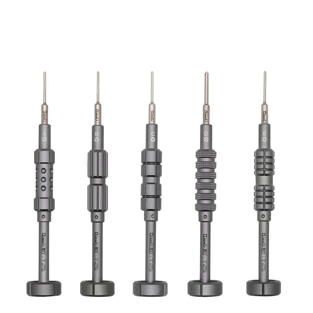 iPhone compatible screwdriver with grenade-shaped aviation alloy handle and multiple spinning head types