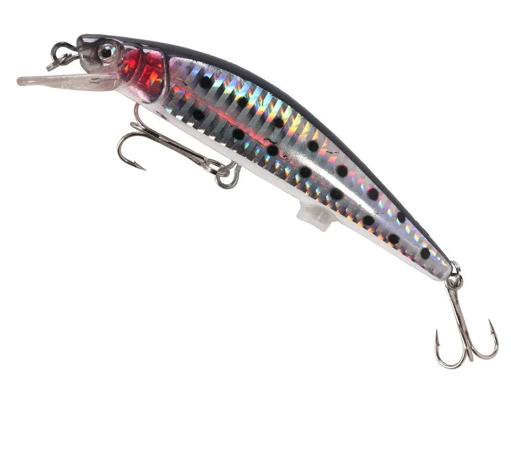 USB rechargeable floating mino fishing bait lamp with colourful design and blister packaging