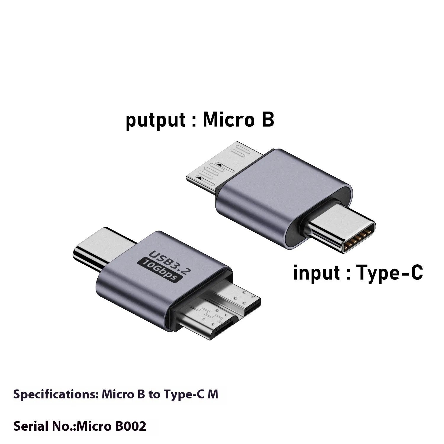 USB AM to Micro-B adapter with four interface form options for legacy device connectivity