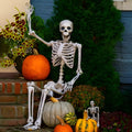 90cm plastic skeleton Halloween decoration with movable joints in new skull man design