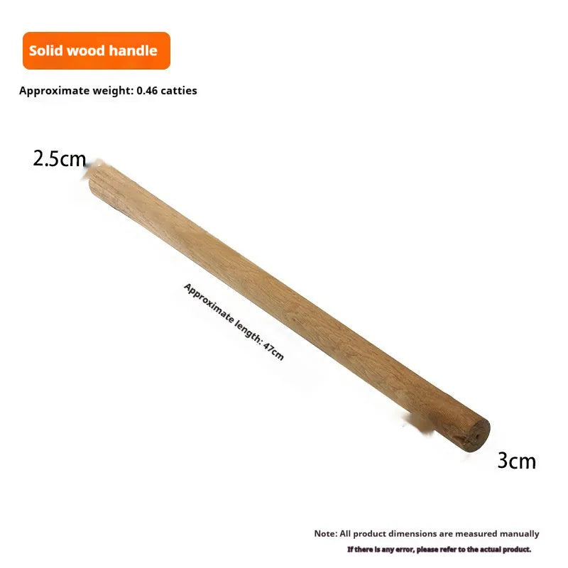 Locust wood square axe handle for replacement, shown in various lengths for wood chopping tools.