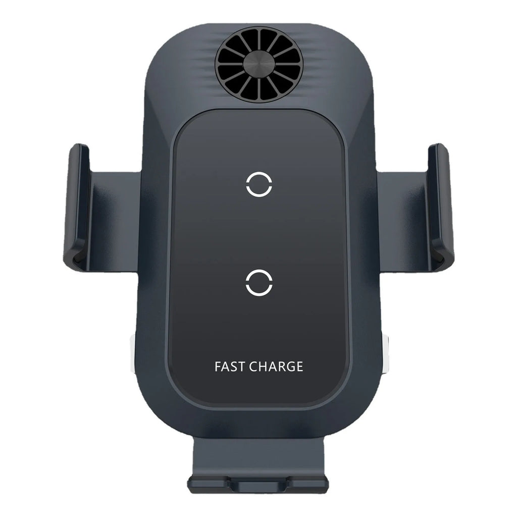 C35 colour car wireless charger phone holder with suction cup air vent mount and Type-C cable.