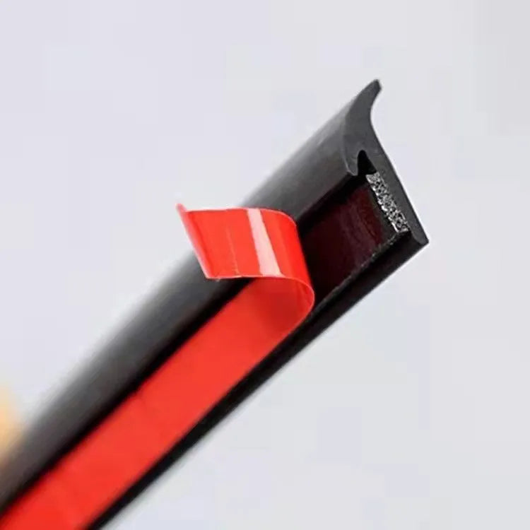 Black and white TPE rubber seal strip roll for automotive bumper and door gap filling