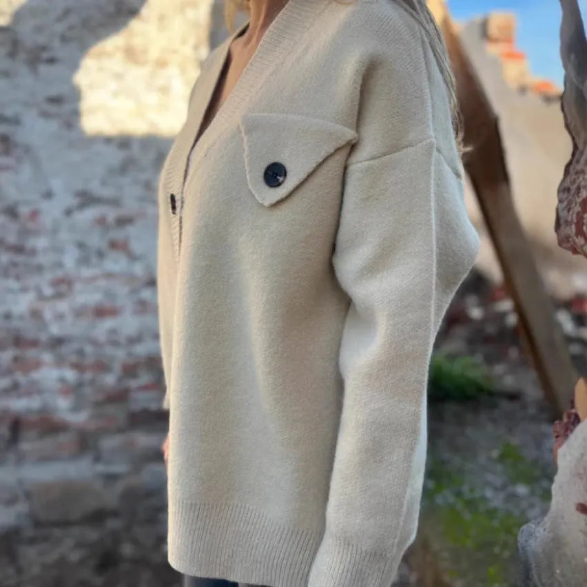 Long Sleeve Cardigan Women's Crochet Knit Coat Polyester Loose Fit Cardigan Dark Gray Beige Black Green S M L XL XXL XXXL Casual Winter Base Top