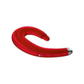 Single ear mounted Bluetooth earphone for hands-free driving in black, blue or red