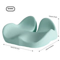 46x43cm memory foam office chair cushion in light grey on desk chair